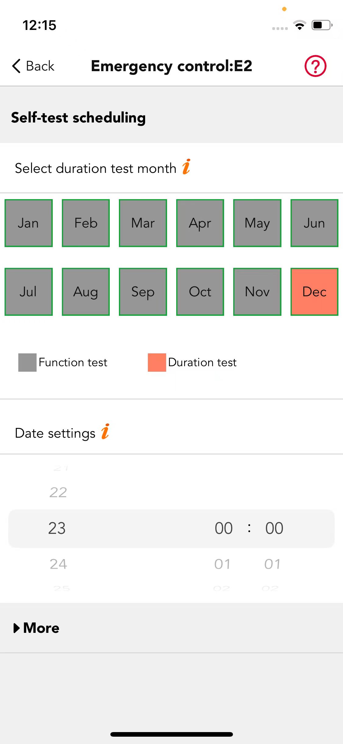 Testing Scheduling